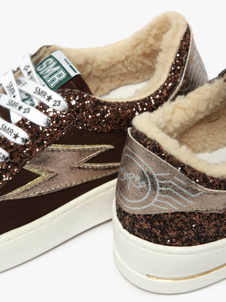 Sneakers Noubar Uit Leder Semerdjian Bruin accessoires NOUBAR ander zicht 2